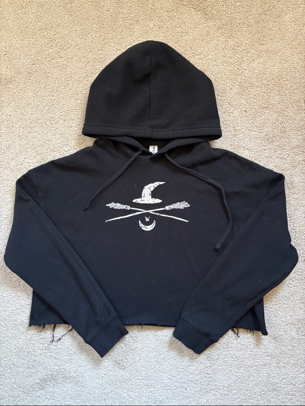 Die With Your Boots On | Witch Cropped Hoodie